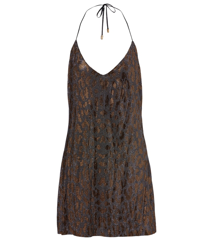 Photo: Roberto Cavalli Beaded halterneck slip dress