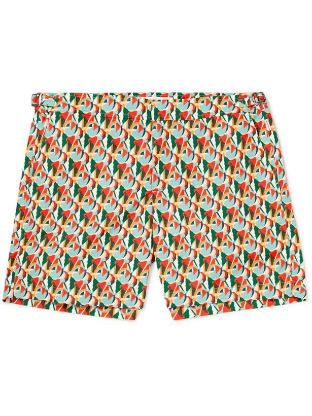 Photo: Orlebar Brown - Bulldog Reuleaux Mid-Length Printed Swim Shorts - Multi