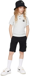 Stone Island Junior Kids Gray Patch Polo