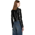 Courrèges Black Reedition Vinyl Jacket
