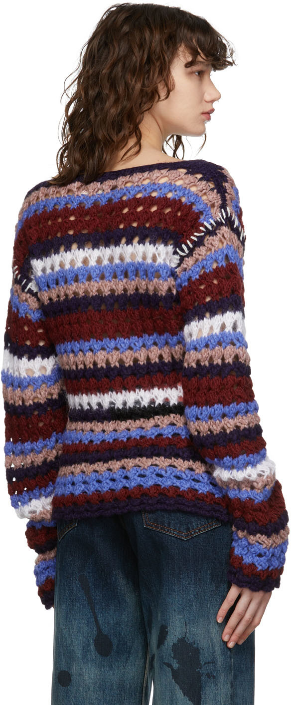 Marni Pink Striped Sweater