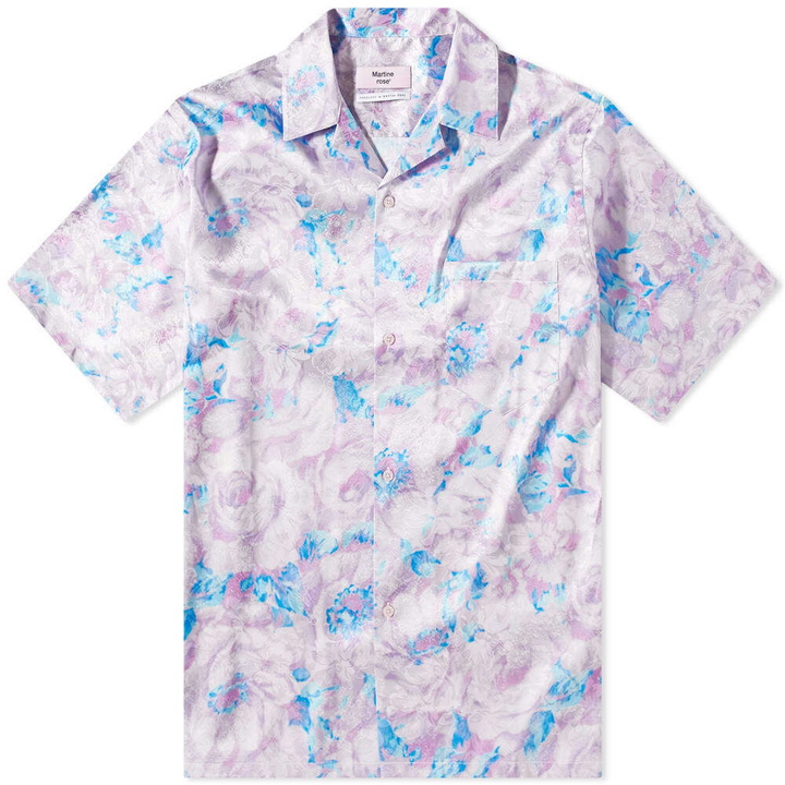 Photo: Martine Rose Men's Floral Vacation Shirt in Lilac Floral