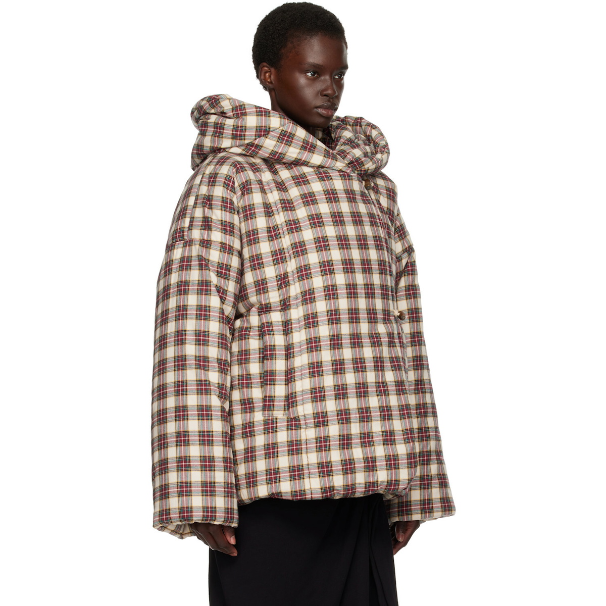 Dries Van Noten Off-White Check Jacket