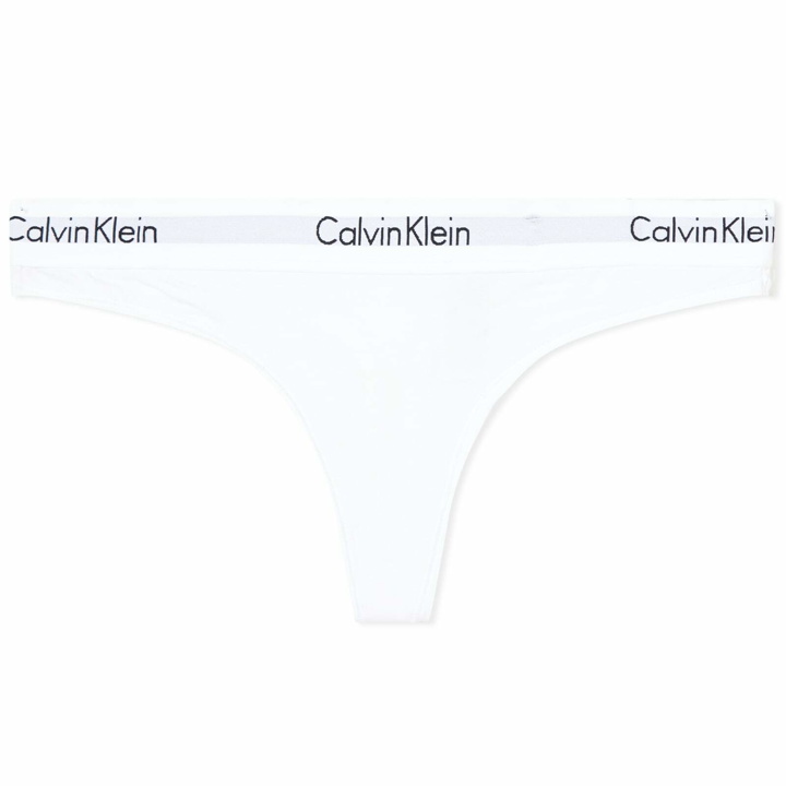 Photo: Calvin Klein Women's Thong in White