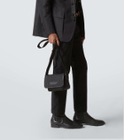 Tom Ford Leather-trimmed messenger bag