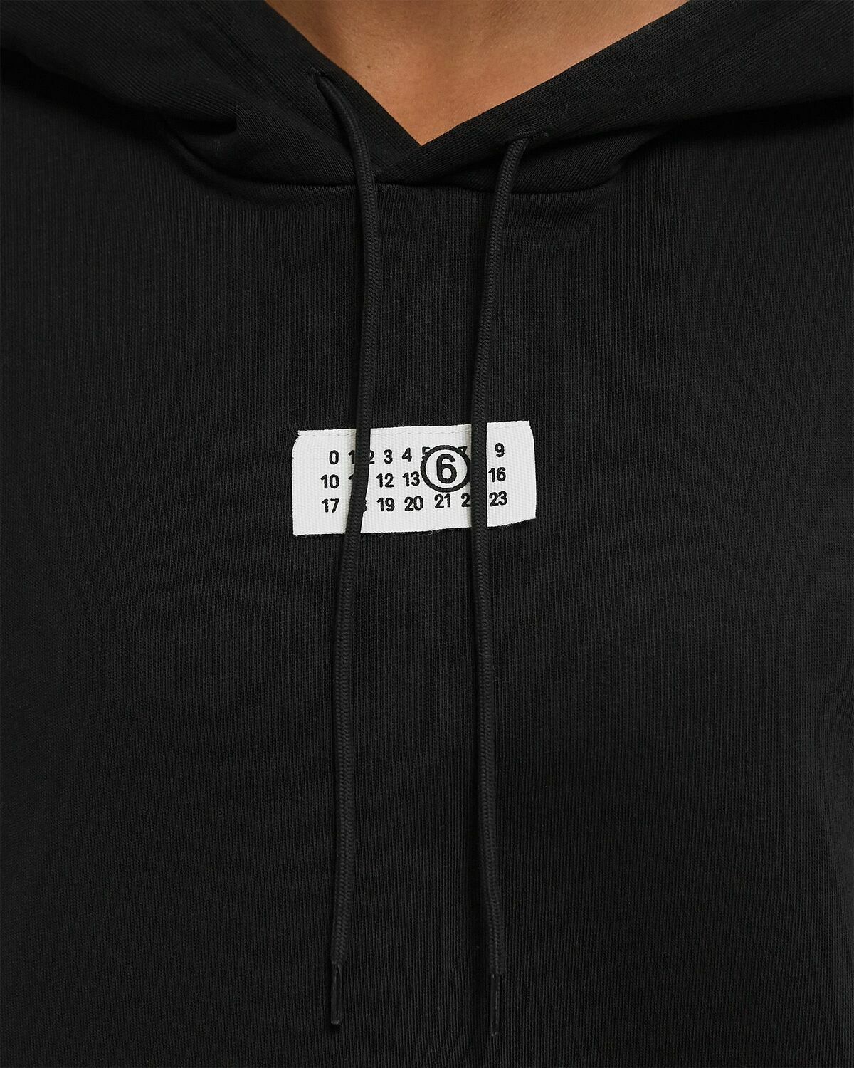 Maison Margiela MM6 SWEATSHIRT Black Womens Hoodies/Sweatshirt