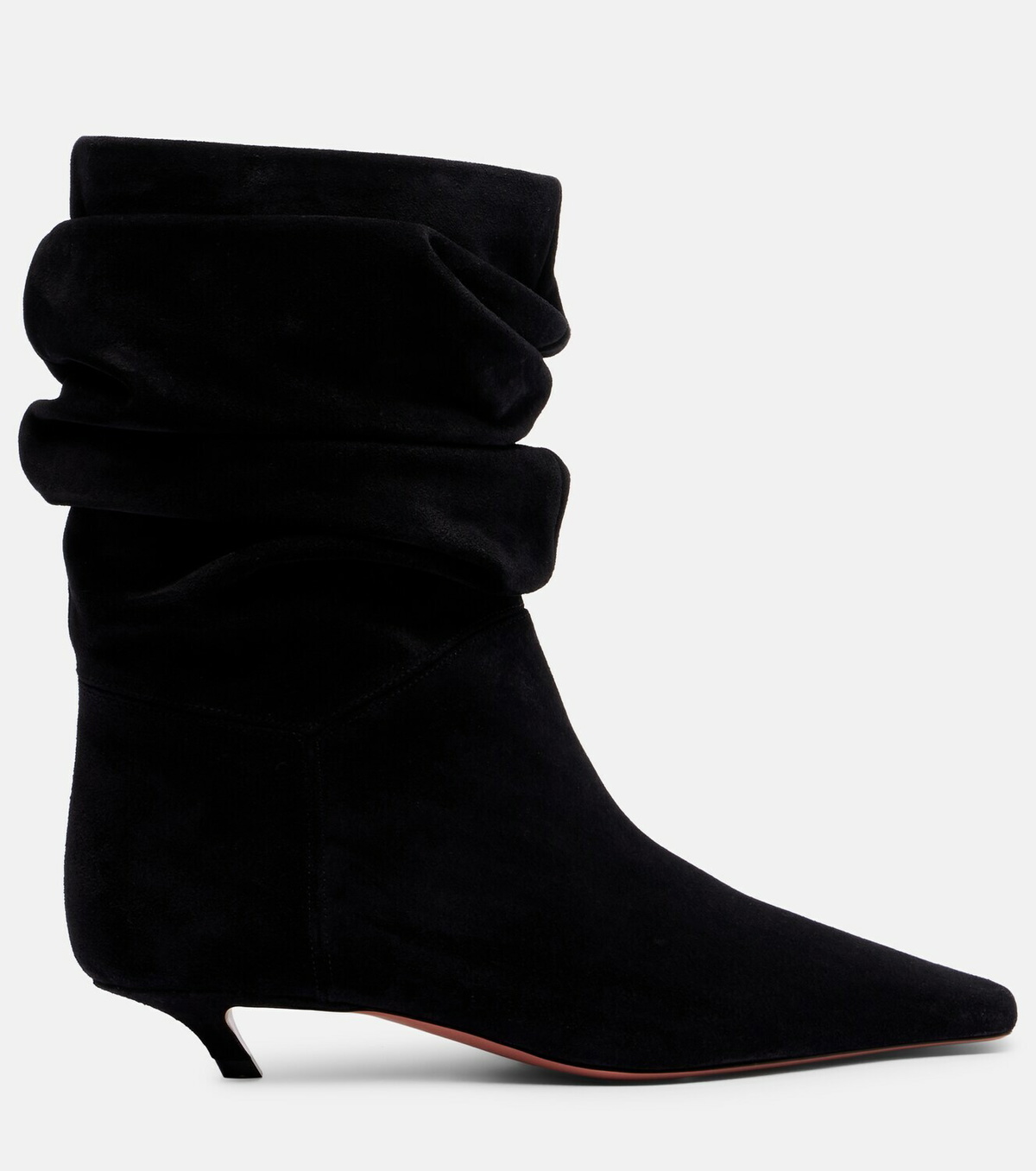 Amina Muaddi Jamie 25 suede ankle boots