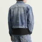 Thug Club Men's Denim Jacket in Blue
