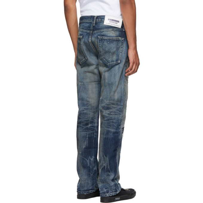 Neighborhood Indigo Bullet Savage Mid Jeans