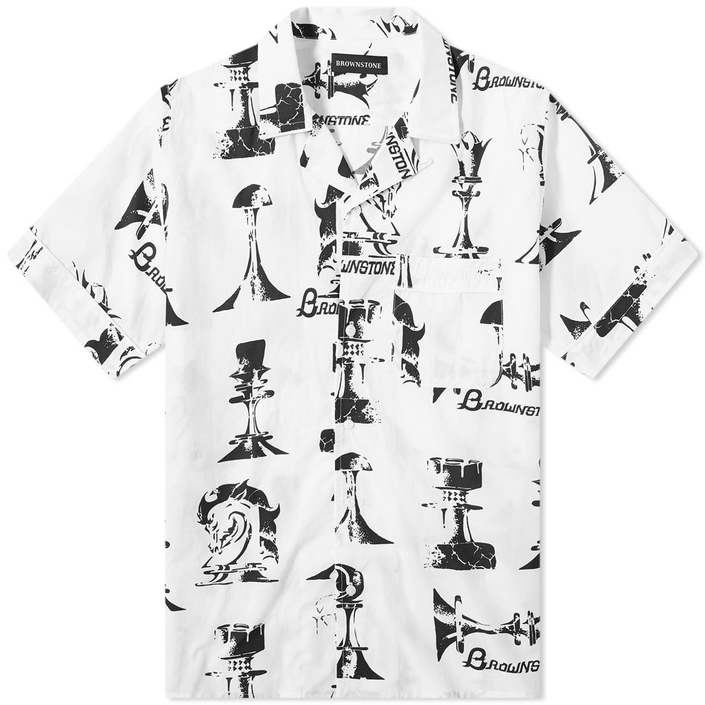 Photo: Brownstone Chess Piece Club Collar Shirt