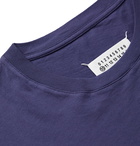 Maison Margiela - Garment-Dyed Cotton-Jersey T-Shirt - Blue