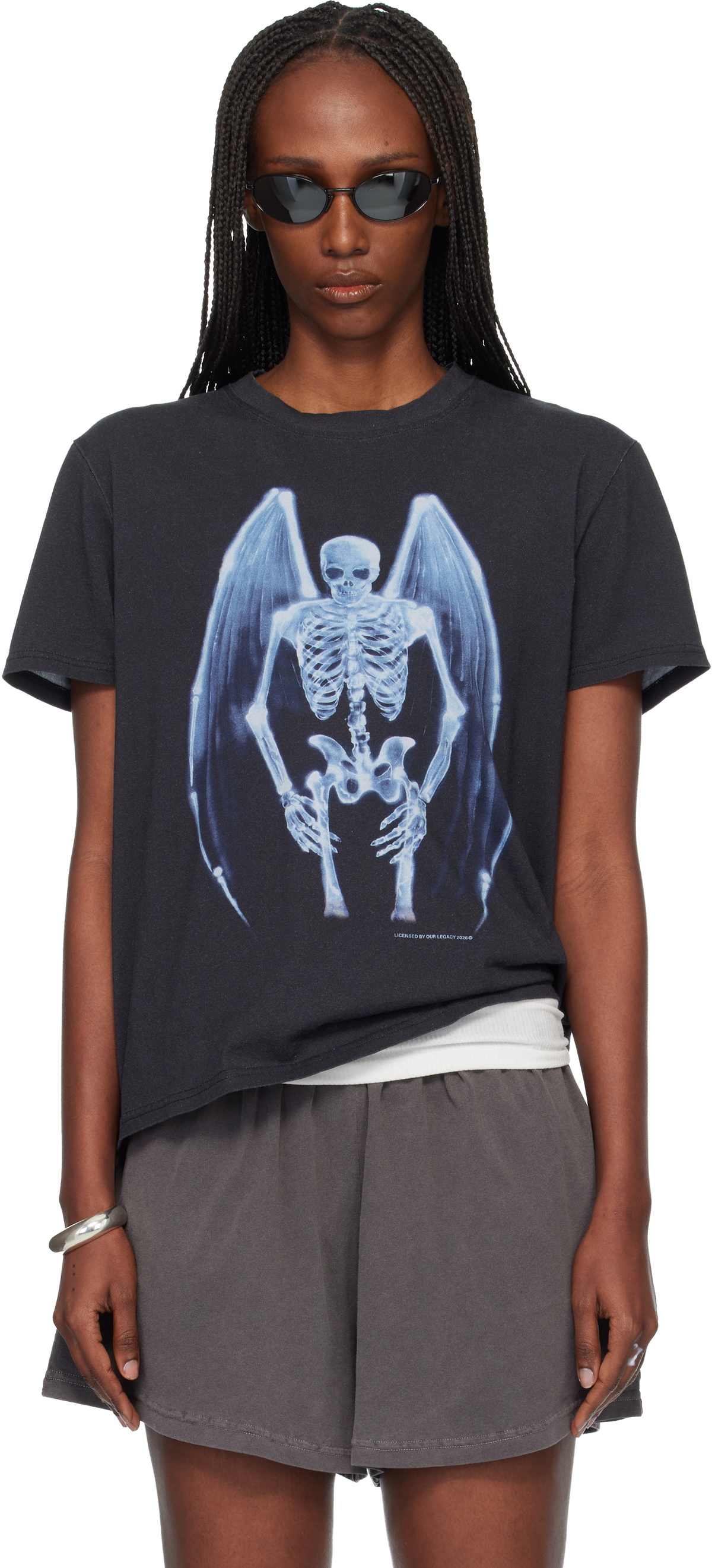 Our Legacy Black 'Swing Of Pendulum' T-Shirt Our Legacy