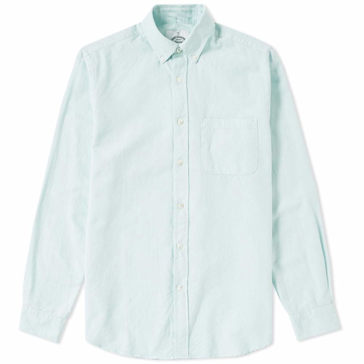 Photo: Portuguese Flannel Button Down Bellavista Oxford Shirt Blue