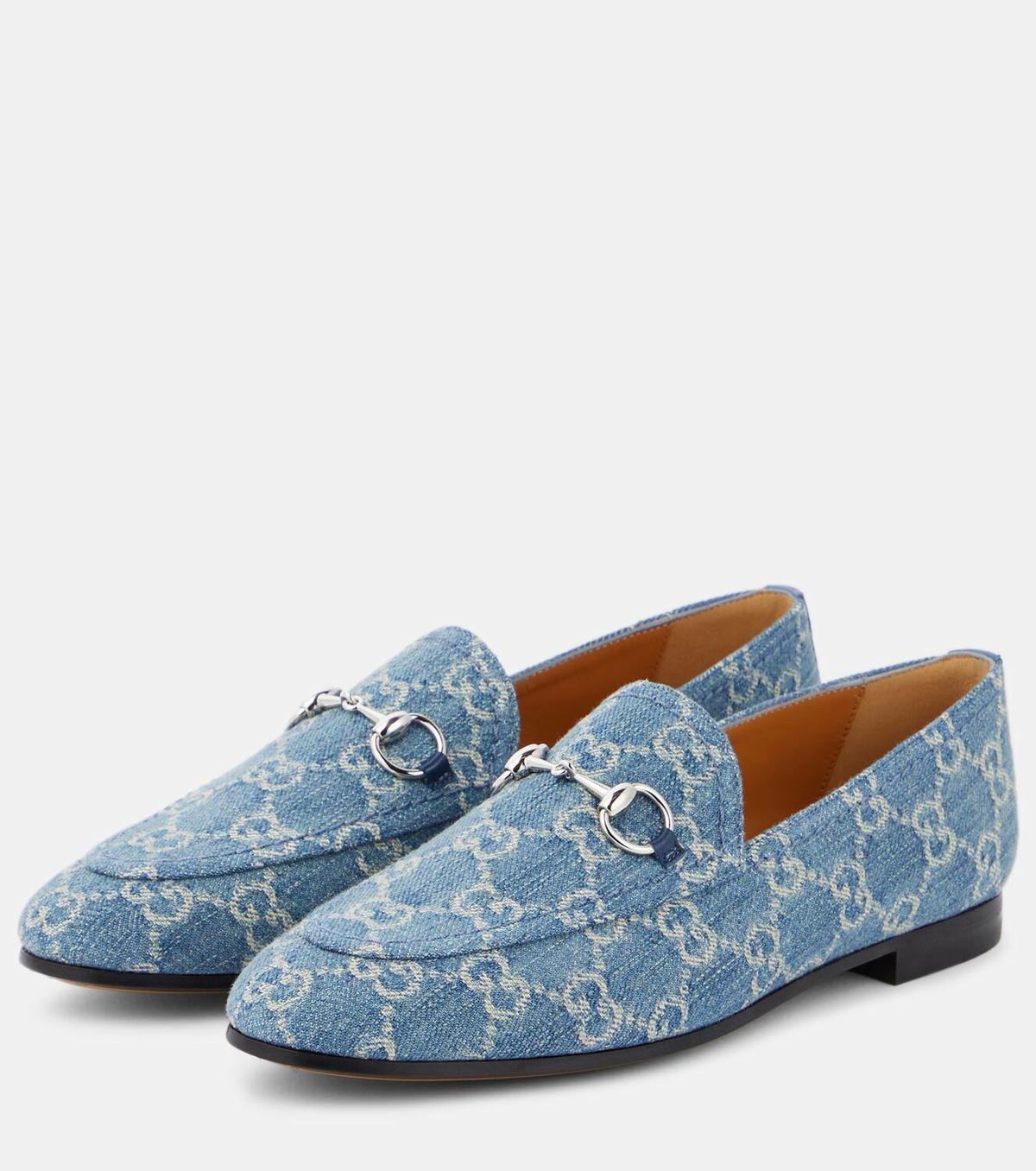 Gucci New Jordaan GG denim loafers Gucci