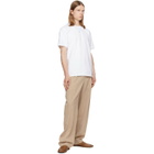 Givenchy White Contour Seam Contrasted Stitch T-shirt