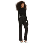 Yang Li Black Wide Double Trousers