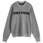 Daily Paper Men's Logo Knit Sweater in Wet Weather