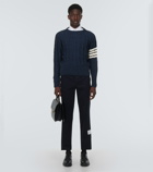 Thom Browne Cable-knit wool and mohair sweater