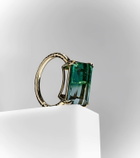 Octavia Elizabeth Olivia 18kt gold ring with tourmaline