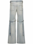 COURREGES - Sailor Baggy Denim Cotton Jeans