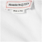 Alexander McQueen Men's Oversized Skull T-Shirt in White/Pink