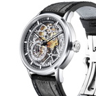 Waldhoff Pioneer Automatic Black Dial Mens Watch Waldhoff Pioneer Carbon Silver