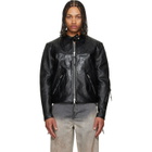 OUR LEGACY Black Yurei Leather Jacket