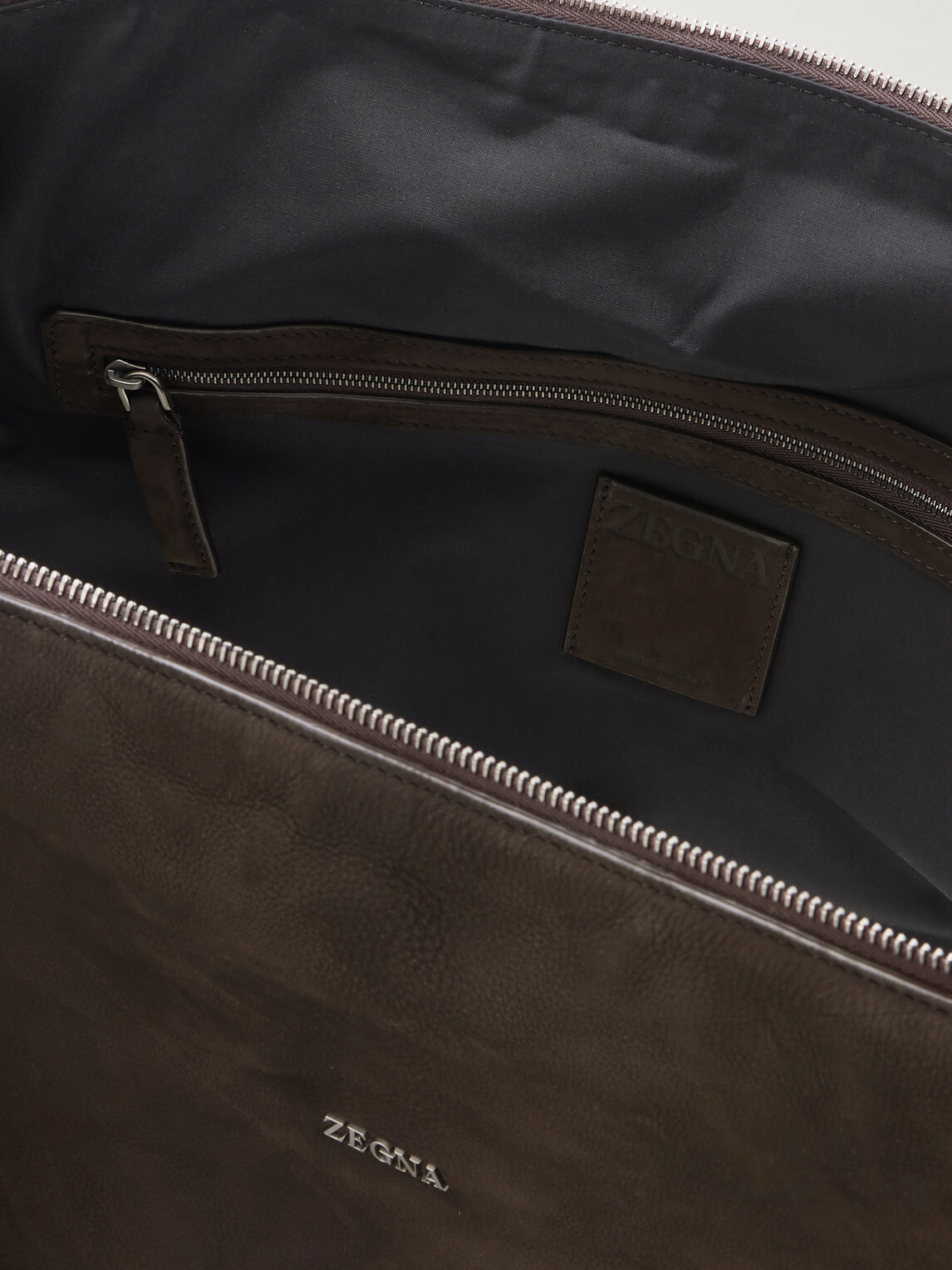 Zegna - SECONDSKIN Suede Weekend Bag