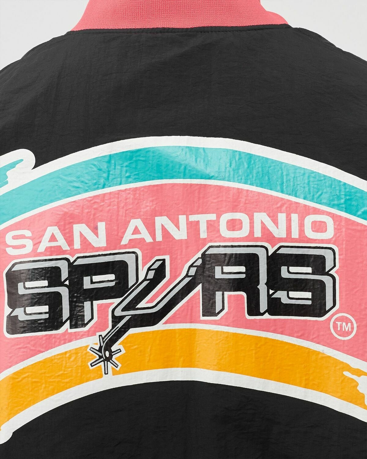 Mitchell & Ness Nba Authentic Warm Up Jacket San Antonio Spurs 1994 95 Black - Mens - Bomber Jackets/Team Jackets