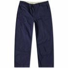 Beams Plus Men's Herringbone Trouser in Navy