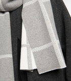Joseph - Checked wool scarf
