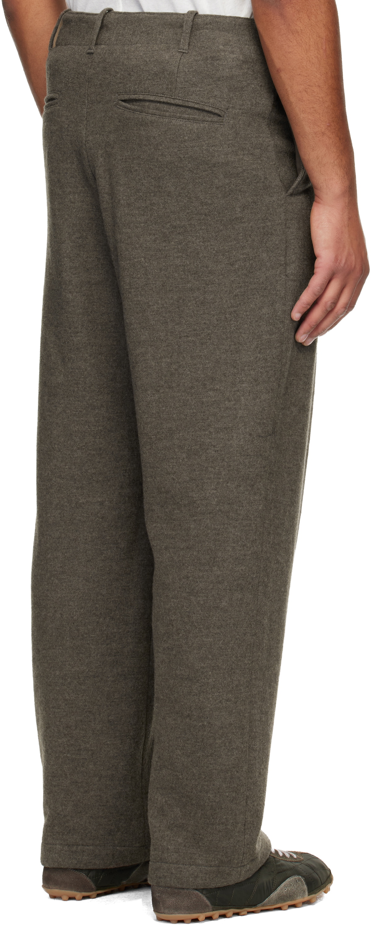 Lady White Co. Gray Crater Trousers