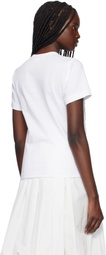 Comme des Garçons Girl White Cotton Jersey T-shirt