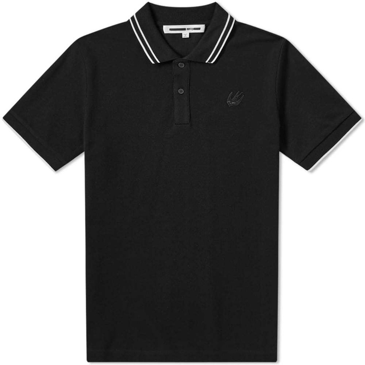 Photo: McQ Alexander McQueen Tipped Swallow Patch Polo