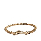 A.P.C. Men's Lock Bracelet in Gold