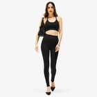 Represent Women's Seamless Low Impact Bra Top in Jet Black