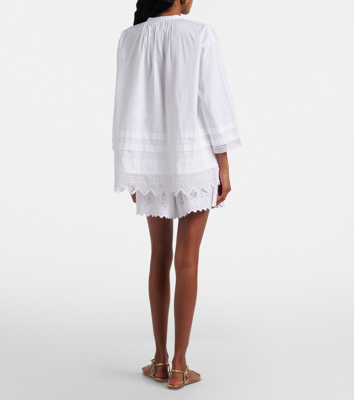 Polo Ralph Lauren Broderie anglaise cotton poplin shorts