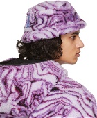 MCQ Purple Fleece Bucket Hat