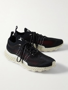 Y-3 - Runner 4D Halo Mesh and Primeknit Sneakers - Black