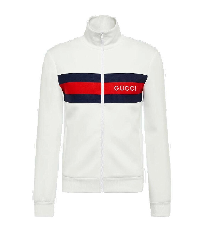 Photo: Gucci Web Stripe technical track jacket