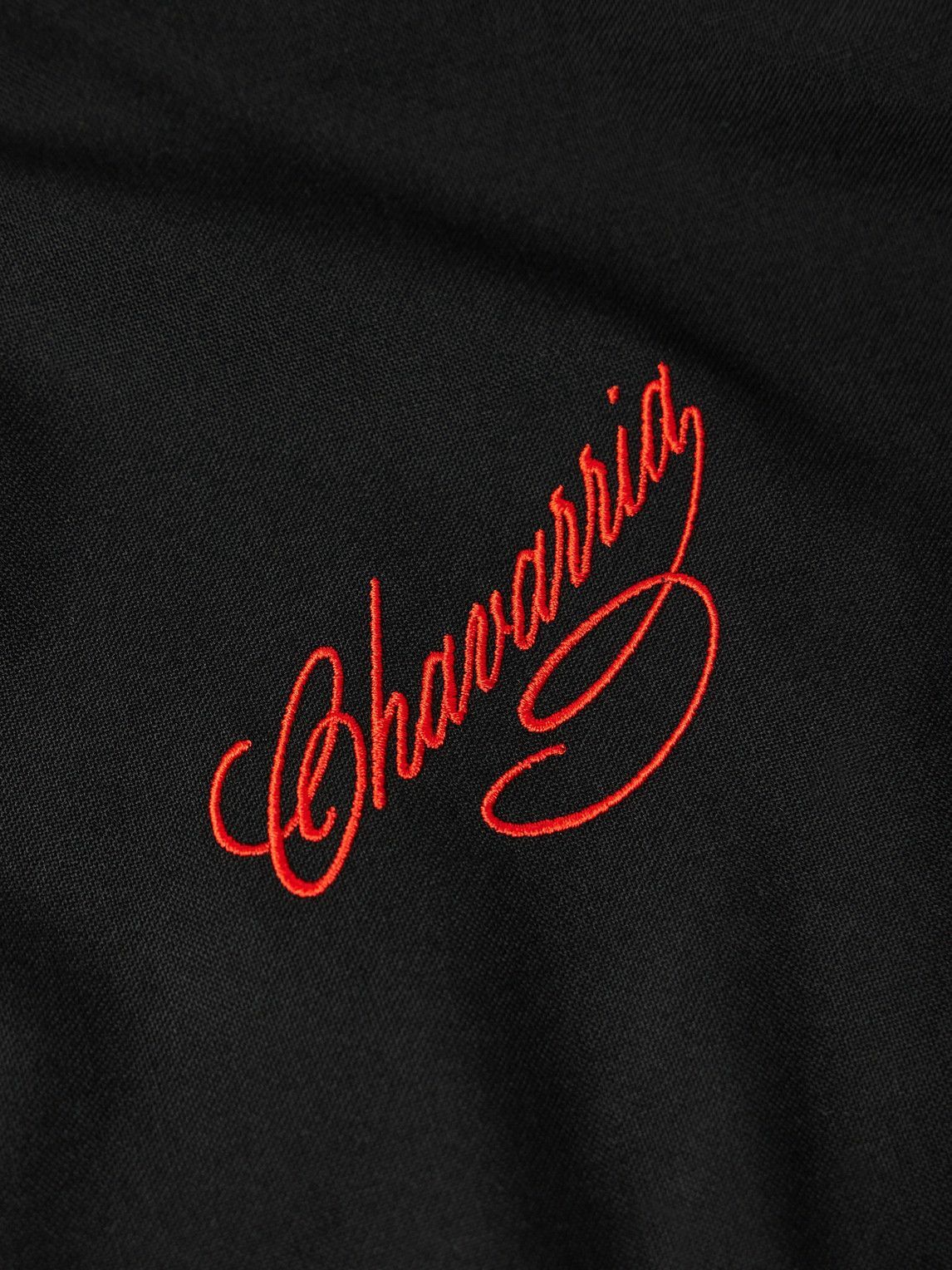 Willy Chavarria - Ruff Rider Logo-Embroidered Wool Bomber Jacket - Black