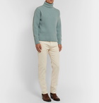 TOM FORD - Ribbed Cashmere Rollneck Sweater - Green