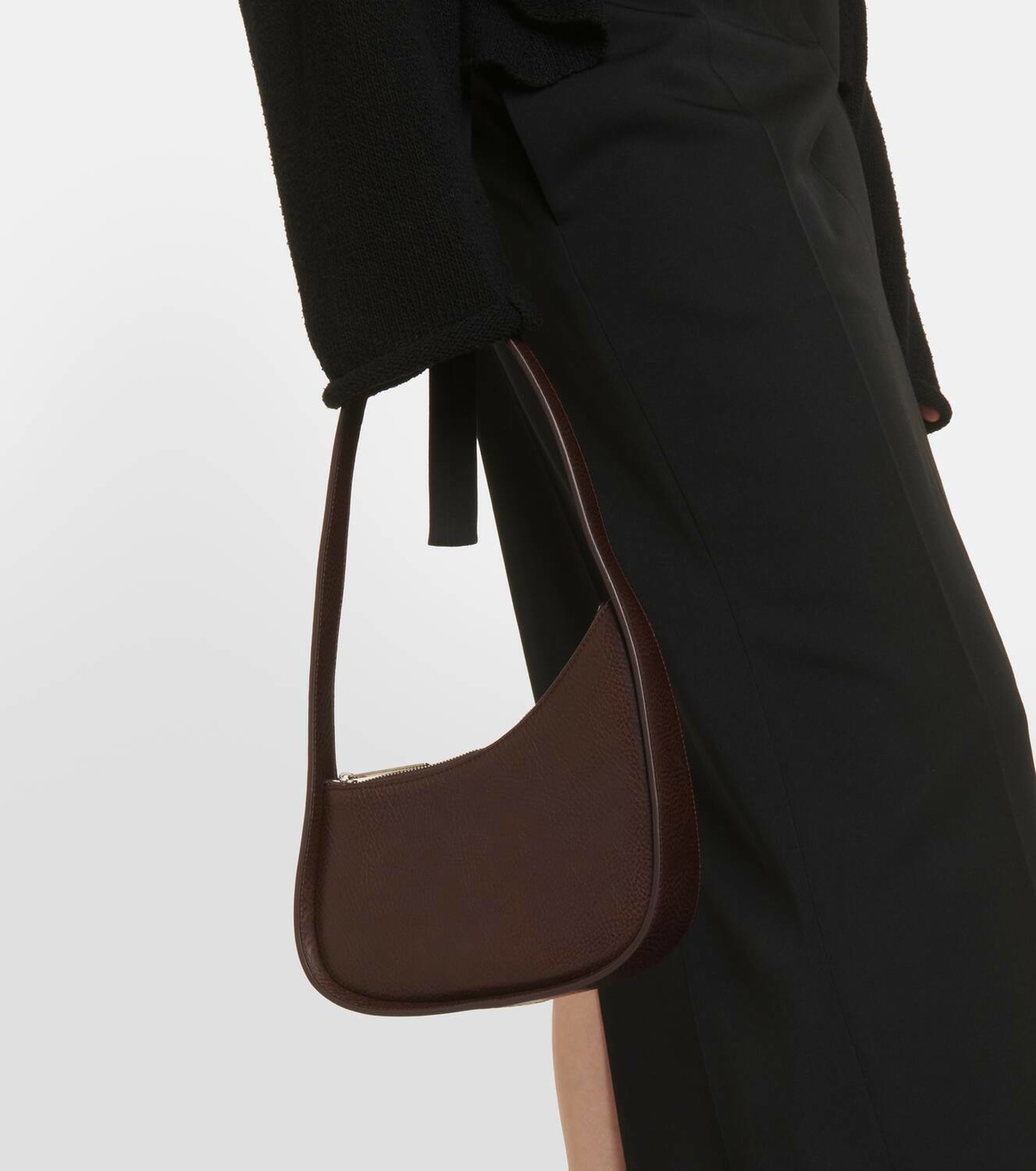 ☆関税込み☆【THE ROW】Half Moon Small leather shoulder bag THE ROW Half Moon Shoulder Bag in Smooth Calfskin - Bergdorf