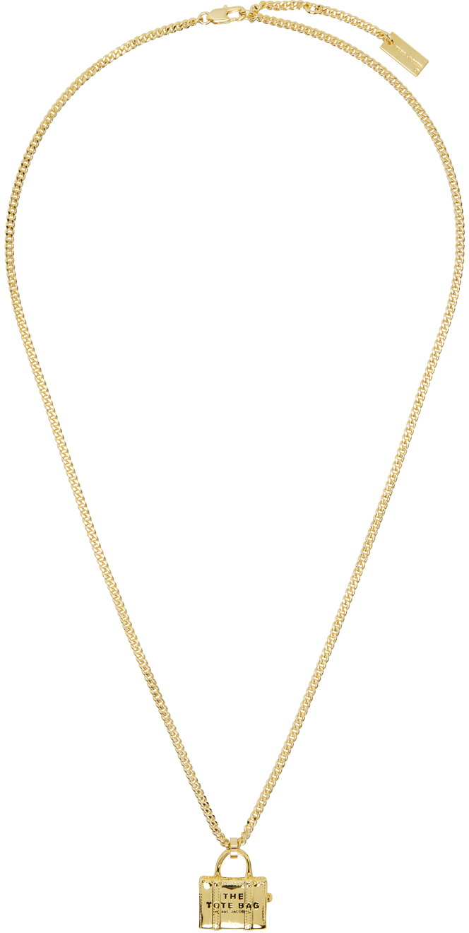 Marc Jacobs Gold The Tote Bag Necklace Marc Jacobs 1672