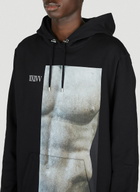 Balmain Statue Print Hooded Sweatshirt