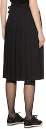 Tricot Comme des Garçons Black Bow Wrap Skirt