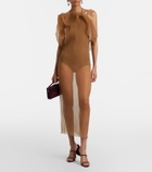 Magda Butrym Sheer silk organza gown