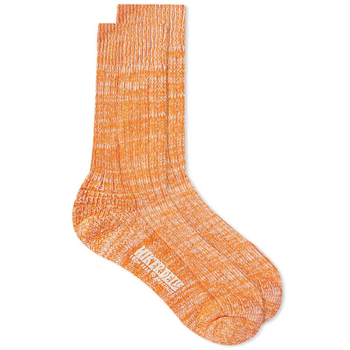 Photo: Hikerdelic Men's Smoothie Sock in Mandarin