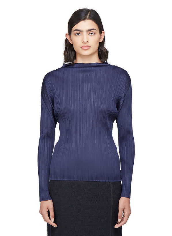 Photo: Basics Long-Sleeved Top in Navy