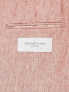 Richard James - Unstructured Washed-Linen Suit Jacket - Pink